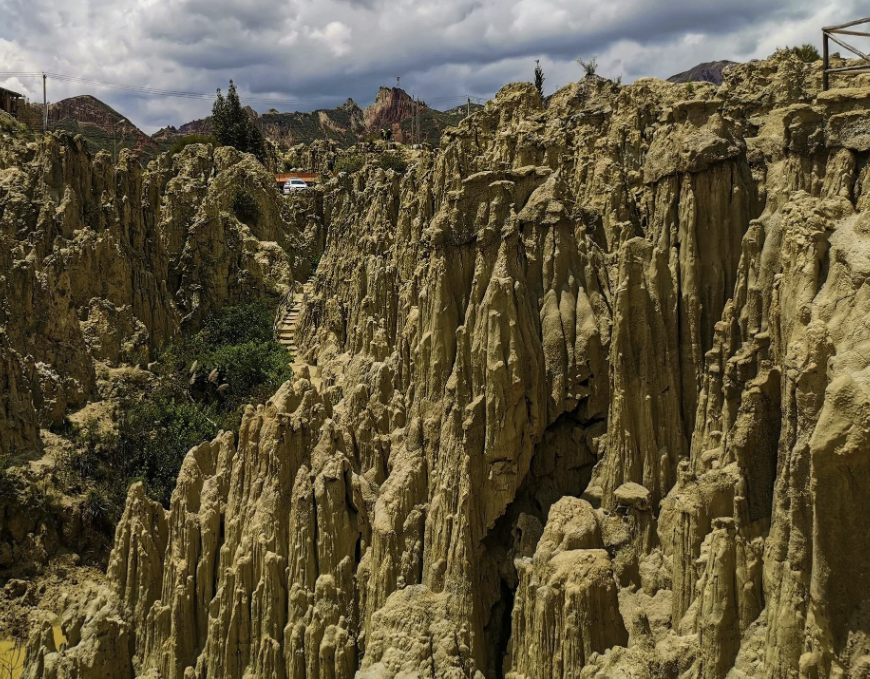 Valle de la Luna, the eroded clay spires just outside La Paz, Bolivia