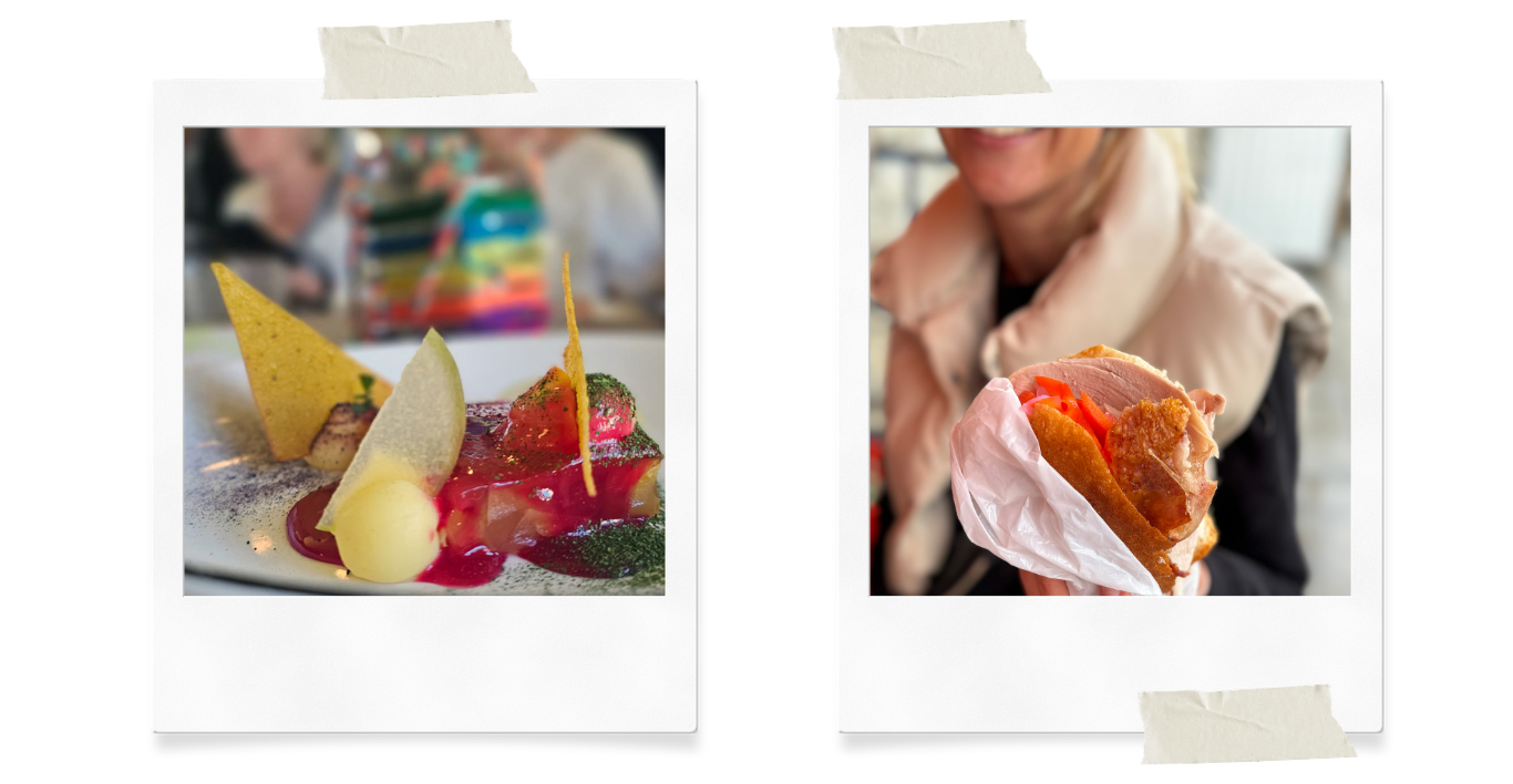 Traditional Bolivian food plate in La Paz